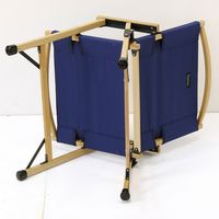 スパイス バカンス　キャンパスフォールディング　ウッドディレクターチェア　ネイビー SFVY1920NY 1台（直送品）