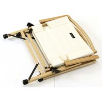 スパイス バカンス　キャンパスフォールディング　ウッドディレクターチェア　ホワイト SFVY1920WH 1台（直送品）