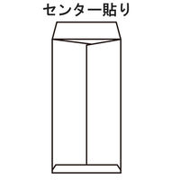 今村紙工 透けない窓付き封筒 長3 クリーム テープなし 100枚パック MD-008 1パック