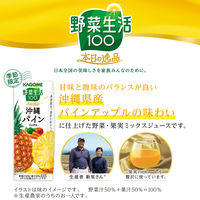 カゴメ 野菜生活100 本日の逸品 沖縄パインミックス 195ml 1セット（48本）