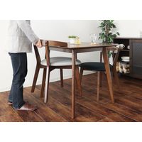 【軒先渡し】ヤマソロ ロージー ダイニングチェア ブラック 83-827 1セット(2脚入)（直送品）