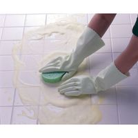 【ビニール手袋】 ショーワグローブ ワーキング中厚手 No.111 グリーン M 1双