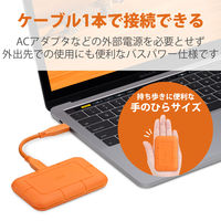 SSD 外付け 2TB ポータブル 5年保証 Rugged SSD 耐衝撃 IP67 STHR2000800 LaCie 1個