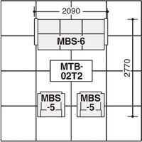 【組立設置込】コクヨ ベーシス 応接イス スツール 合成革 ダークブラウン MBS-1S-VZ061 1台（直送品）