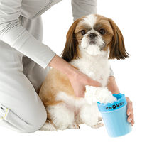 メイダイ 犬の足洗い ブルー 4995312119754 1個（直送品）