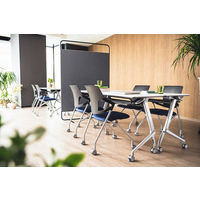 フォールディングテーブルTXR 幅1800×奥行600×高さ720mm ナチュラル TXR-1860N 1台（取寄品）