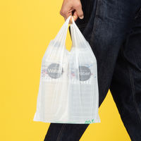 アスクル限定販売　レジ袋（乳白）バイオマスポリエチレン25%入り　30号　No.30　福助工業　1セット（3000枚：1000枚入×3箱）  オリジナル