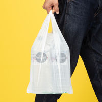 アスクル限定販売　レジ袋（乳白）バイオマスポリエチレン25%入り　35号　No.35　福助工業　1セット（3000枚：1000枚入×3箱）  オリジナル