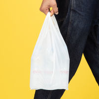 アスクル限定販売　レジ袋（乳白）バイオマスポリエチレン25%入り　16号　No.16　福助工業　1セット（6000枚：1000枚入×6箱）  オリジナル