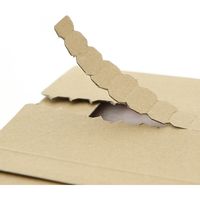 【底面A4】ラクポスBOX 縦228×横312×高さ25mm クラフト 1袋（10枚入）HEIKO