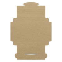 【底面A5】ラクポスBOX 縦155×横215×高さ30mm クラフト 1袋（10枚入）HEIKO