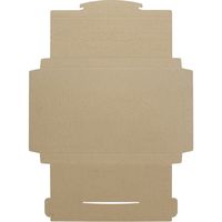 【底面A4】ラクポスBOX 縦235×横330×高さ30mm クラフト 1袋（10枚入）HEIKO