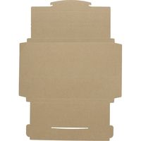 【底面A4】ラクポスBOX 縦235×横330×高さ20mm クラフト 1袋（10枚入）HEIKO