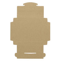 【底面B6】ラクポスBOX 縦145×横195×高さ30mm クラフト 1袋（10枚入）HEIKO