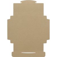 【底面B5】ラクポスBOX 縦190×横265×高さ30mm クラフト 1袋（10枚入）HEIKO