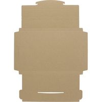 【底面A4】ラクポスBOX 縦215×横305×高さ20mm クラフト 1袋（10枚入）HEIKO