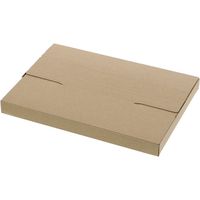 【底面B5】ラクポスBOX 縦190×横265×高さ25mm クラフト 1袋（10枚入）HEIKO