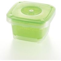 川崎合成樹脂 MW-031 角型ボウル&ザル グリーン 1個（直送品）
