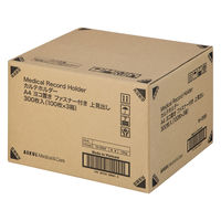 カルテホルダー カルテファイル 上見出し ファスナー付き A4 ヨコ置き 横型 【300枚】 オリジナル