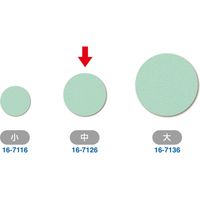 ササガワ ぷちカード マル 中 6色各2枚 16-7126 1セット(1冊(12枚)×5)