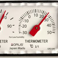 インテック GRUS 日本製精密温湿度計 低湿度用 GRS104L 1個