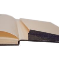 ハードカバーノート クオバディス アバナ　ノート１６ｘ２４ｃｍ　横罫　 ブラック １冊（直送品）