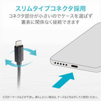 エレコム Lightningケーブル/スタンダード/1.0m/ブラック MPA-UALO10BK 1個