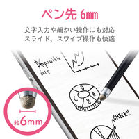 エレコム 法人向け/導電繊維交換ペン先/12個入り/簡易パッケージ P-TIPS03/12 1個