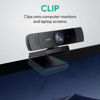 Webカメラ　FHD 1080p 広角レンズ USB接続 ステレオマイク内蔵　PC-LM1E　1個　AUKEY