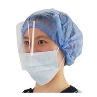 タケトラ シールド付マスクTC　ブルー　076056　1箱（25枚入） 竹虎