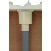 カクダイ これカモ 洗濯機用 排水口接続トラップ (におい防止 防虫効果 呼50VP・VU管兼用 縦排水用) GA-LF044 1個（直送品）