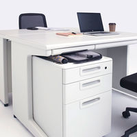 プラス 組立式スチールOAデスクシステム 高さ720mmタイプ ホワイト 平机 幅1200×奥行700×高さ720mm 1台(2梱包）