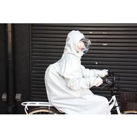 サギサカ 自転車用 新リュック背負えるレインコート グレー フリーサイズ 50819 1個