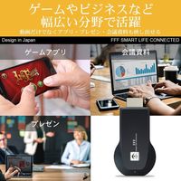 Wi-Fi HDMIドングルレシーバー フルHD Miracast MAL-FWTVWDD01B 1個 フィールドスリー