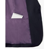 ボンマックス BONOFFICE ジャケット ブラックＸブルー １３号 AJ0273-30-13（直送品）