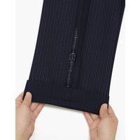 ボンマックス BONOFFICE 裾上げらくらくパンツ ネイビーＸパープル １５号 AP6247-28-15（直送品）