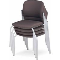 【設置込】コクヨ 会議用イス 100シリーズ 肘無 ナイロンキャスター マルーン CK-M100CHSXA9-W 1脚（直送品）