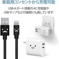 ライトニングケーブル 1.2m カラフル A-Lightning ブラック MPA-FUAL12CBK エレコム 1個