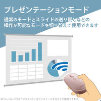 Bluetoothマウス 無線 ワイヤレス 4ボタン 薄型 モバイル ポーチ付 ピンク M-TM10BBPN エレコム 1個