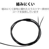 ステレオイヤホン/カナル型/φ3.5mm/マイク付/Fast Music/F12C/10.0mmドライバー/ブラック EHP-F12CMBK（直送品）