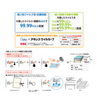 アキレス ウイルセーフ ロールタイプ 幅135mm×2.5m 抗ウイルス性 抗菌性 軟質フィルム M-VSR01 1個
