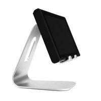 タブレットスタンド /7～13インチ対応/卓上タイプ/BIG SWING/シルバー AS-BSBM-SL 1個 アーキサイト