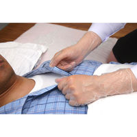 【使いきり手袋】 宇都宮製作 クイン バイオマス手袋 粉なし L PVC0456PFTBL 1箱（40枚入）（わけあり品）