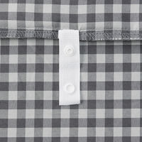 無印良品 再生ポリエステル使い 乾きやすい 掛ふとんカバー SD 170×210cm用 ブルーチェック 良品計画