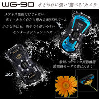 RICOH WG-90 バッテリーセット 耐衝撃・防塵防水・耐寒 PENTAX WG-90+D-LI92 ブラック 1台