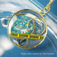 イングカワモト レジンクラブ ホホジロザメ SHARK UVレジン用シールパーツ RC-GWS-101 1セット(3枚セット)（直送品）