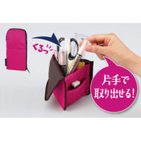 コクヨ ペンケースネオクリッツフラット・ピンク F-VBF160-2 1個