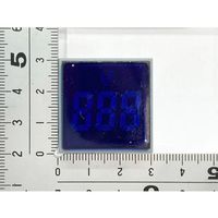 共立電子産業 DC4ー100V LEDデジタル電圧計 角型 青 65-9620-75 1個（直送品）