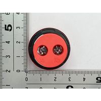 共立電子産業 DC4ー100V LEDデジタル電圧計 丸型 赤 65-9620-82 1個（直送品）