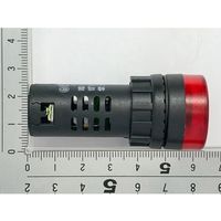 共立電子産業 ブザー内蔵LED表示灯 ACDC12V 赤 65-9622-17 1個（直送品）